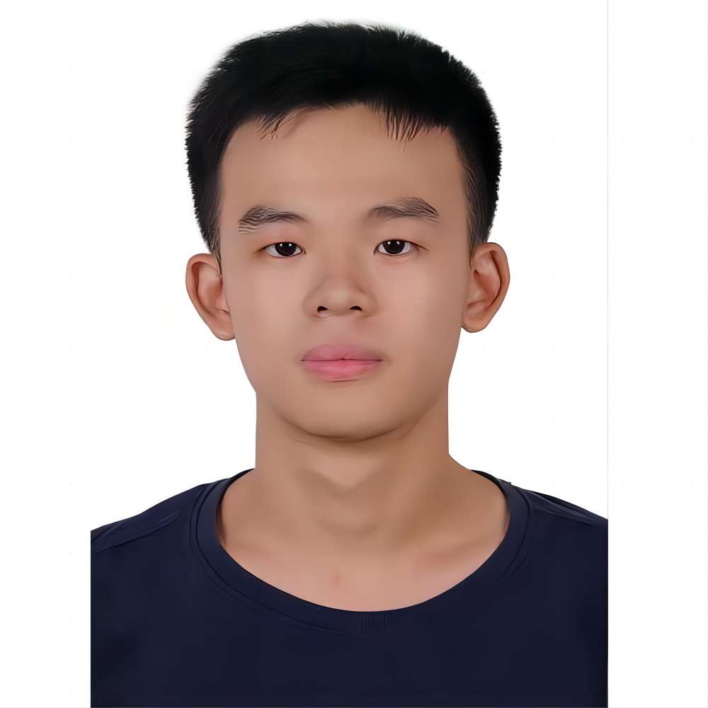 I am Qingqi. I am wearing a dark blue shirt.